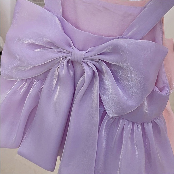 Áo Vest Trẻ Em Nơ 3D Mới 2022 Cô Gái Organza Ngọt Ngào Hàng Đầu