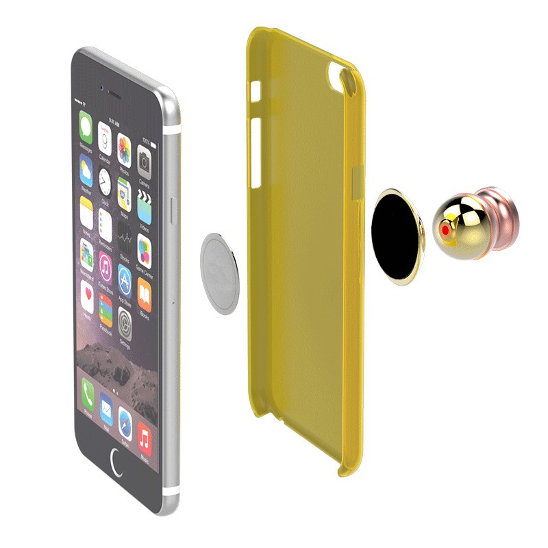 Giá đỡ điện thoại nam châm trên xe hơi 360 độ | BigBuy360 - bigbuy360.vn