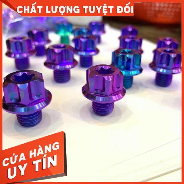 Ốc chân kính GR5 mẫu Salaya, ốc chân kiếng Vương miện cho xe HONDA YAMAHA