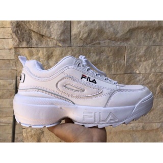 Free ship + full box giày fila full trắng