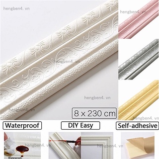 Phào chỉ xốp - viền xốp dán tường 3d khổ lớn nhất -230 x 8cm giá gốc