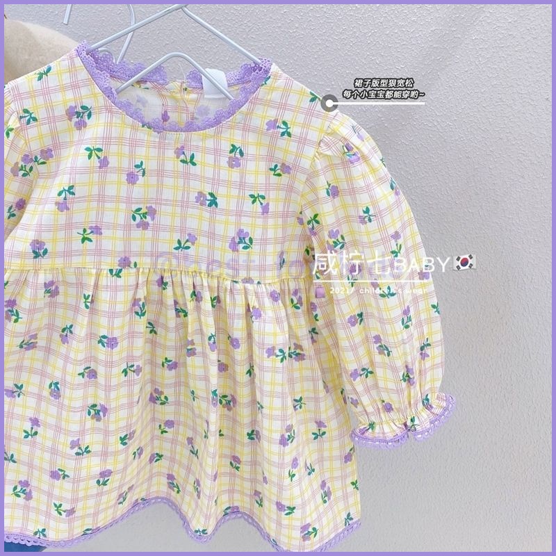 Đầm Công Chúa Thời Trang Xuân Thu Xinh Xắn Cho Bé Gái