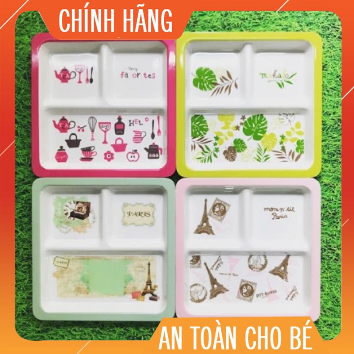 [XẢ KHO NGHỈ BÁN] Khay Đựng Thức Ăn Cho Bé Hàng Nội Địa Nhật