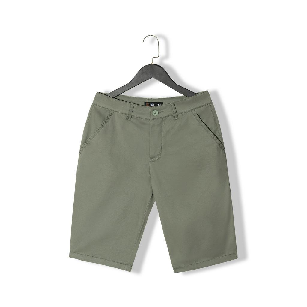 Quần short kaki nam H90 chất cotton premium siêu co giãn HSTK003-01