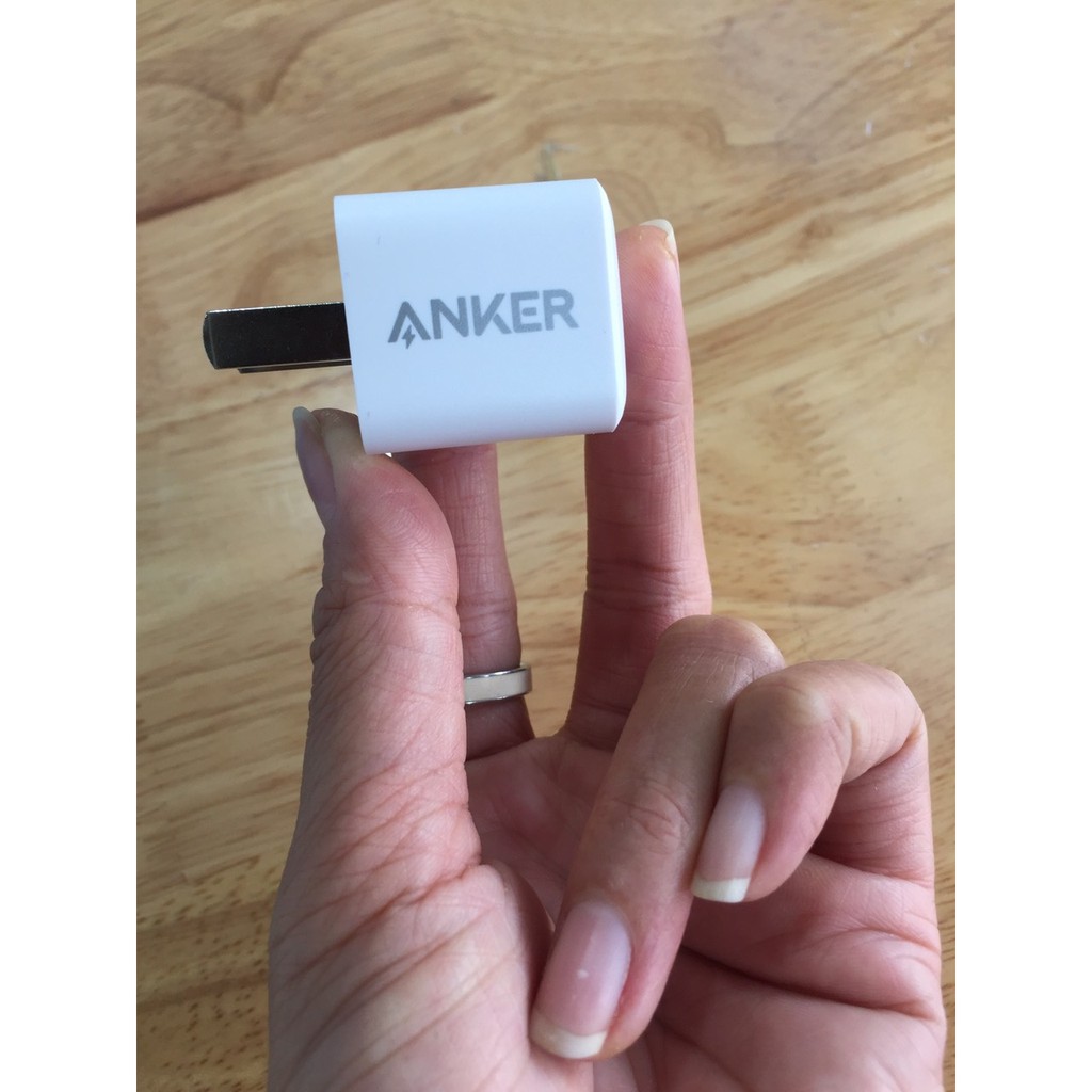 [Type-C]Cốc sạc nhanh20W cho iPhone Anker PowerPort PD Nano  A2634