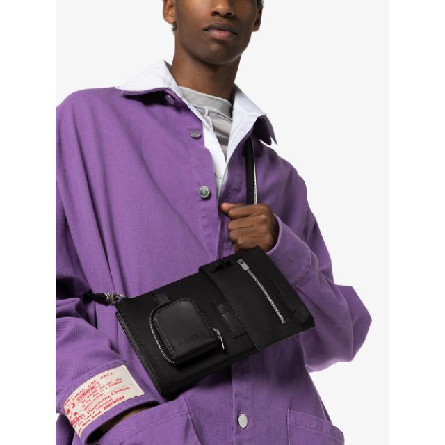 Túi đeo chéo ADER Error tetristype leather crossbody bag ss20