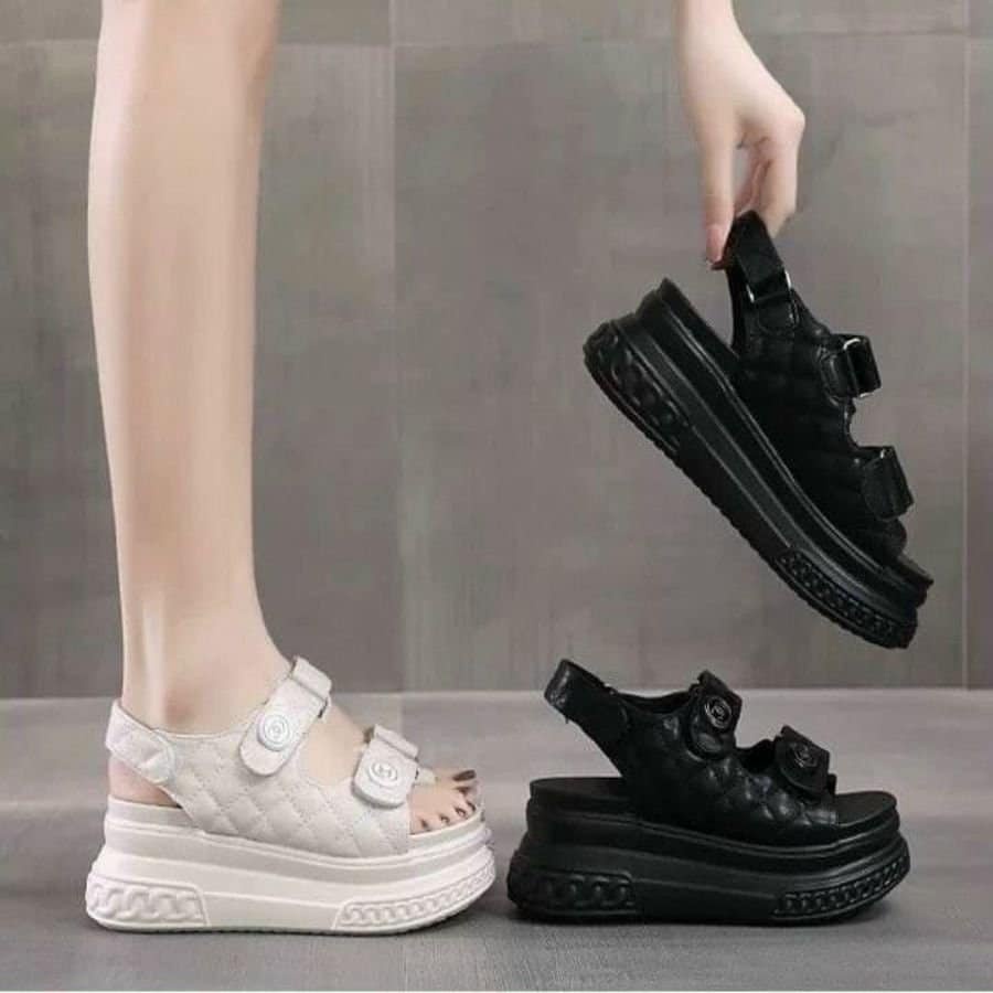 SANDAL BÁNH MÌ ĐẾ CAO HÀNG XỊNN-SANDAL ĐẾ CAO SIÊU XINH✨✨✨
