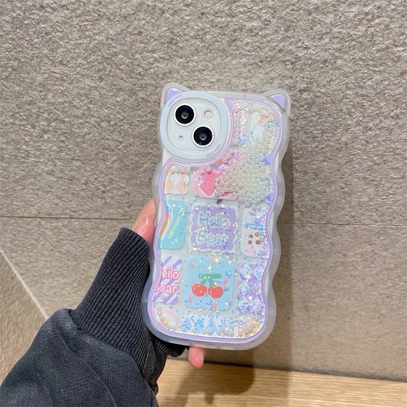 Ốp lưng iphone có nước và kim tuyến bên trong