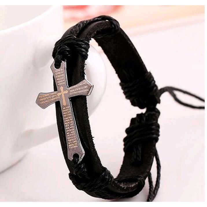 Vòng Đeo Tay Handmade Bằng Da Thật Cao Cấp Thời Trang