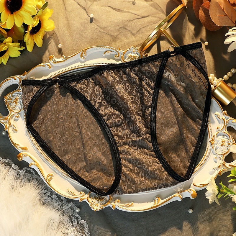 Quần Lót Ren Lưới Lạnh Cạp Đính Vòng Cao Cấp 2279