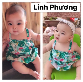 Jumpsuit HM chất mát 4 tháng - 4 tuổi