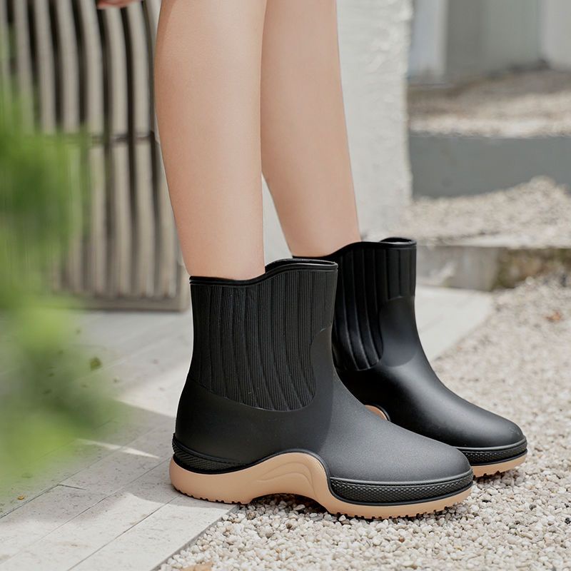 Ủng Đi Mưa Chống Trượt Siêu Nhẹ Thời Trang Theo Phong Cách Nhật Bản