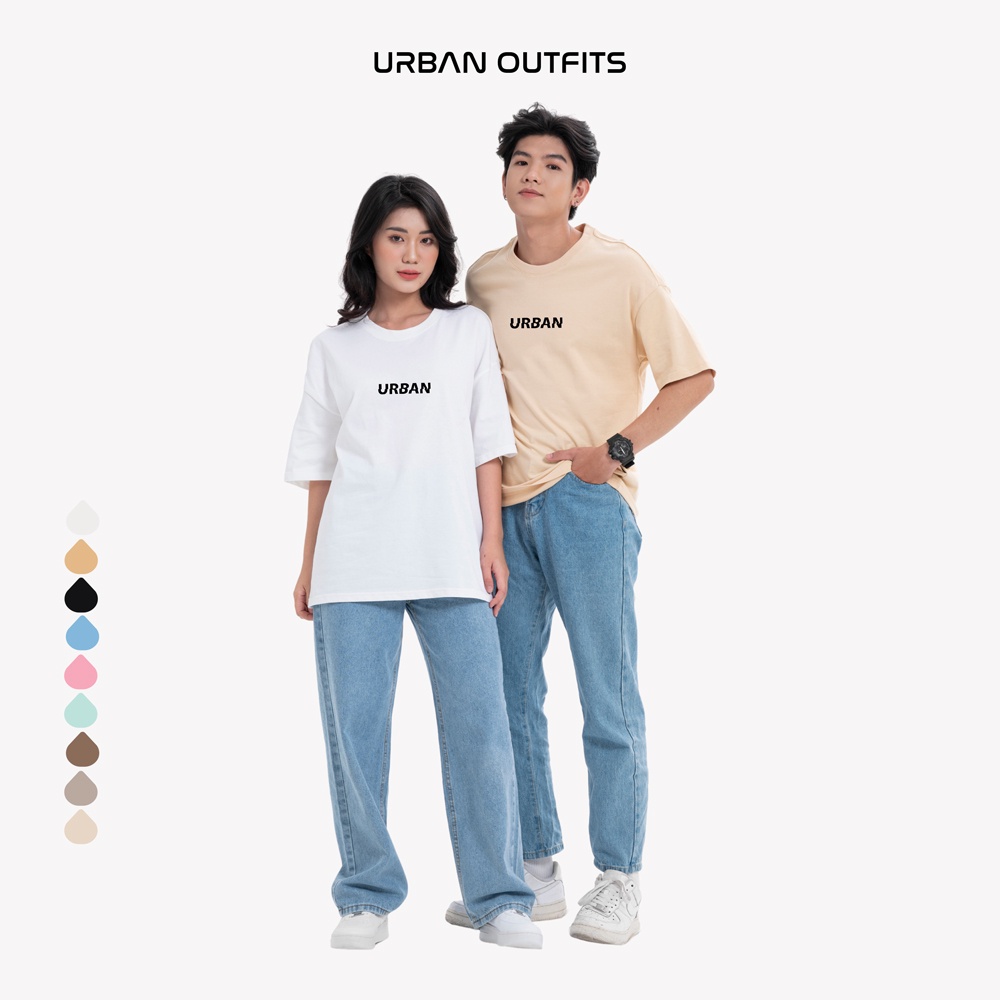 Áo Thun Tay Lỡ Form Rộng URBAN OUTFITS ATO140 Local Brand In Hình ver 2.0 Chất Vải 100% Compact Cotton 250GSM