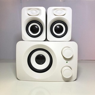 Giới thiệu Bộ 3 cục Loa q7 Có hệ thống nút điều chỉnh âm lượng Bass , loa vi tính pass chuẩn