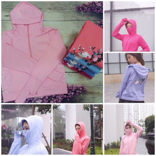 Áo chống nắng COTTON DA CÁ PHỐI KẺ. HÃNG LAND'SEAD Đóng trong túi Zip. ẢNH THẬT.