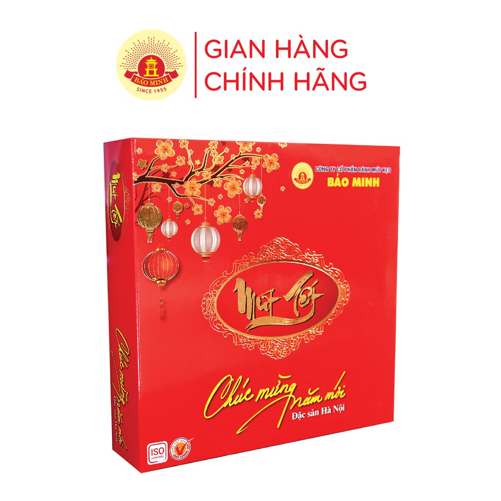 Mứt Tết thập cẩm hộp vuông Bảo Minh 300g | BigBuy360 - bigbuy360.vn