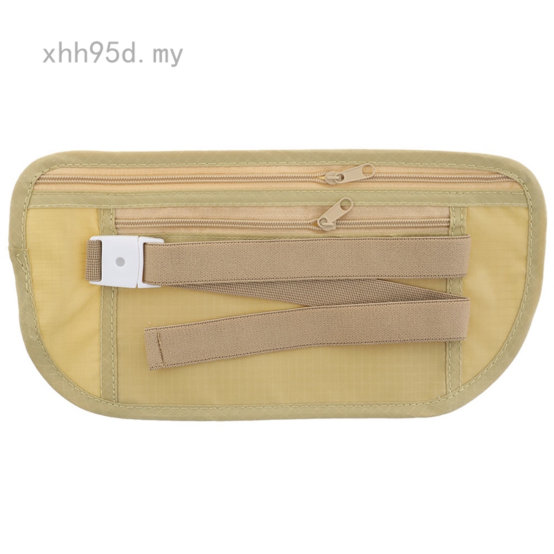 Túi đeo hông thiết kế mỏng nhẹ đựng tiền/hộ chiếu tiện lợi cao cấp
