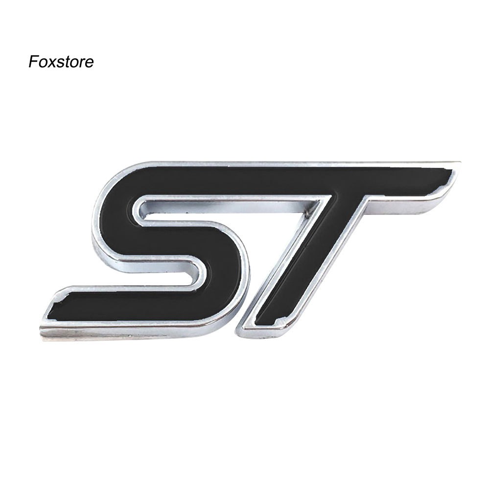 Logo Kim Loại 3d St Racing Cho Xe Ford Focus Fiesta Mondeo