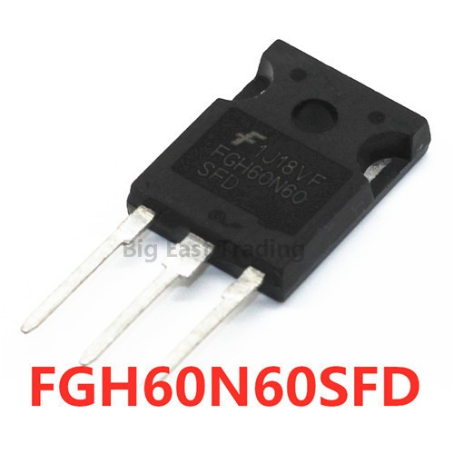SFD FGH60N60 2 chiếc 5 CÁI TO247 FGH60N60SFD TO-247 60N60SFD 600V / 60A IGBT Transistor cho máy hàn 