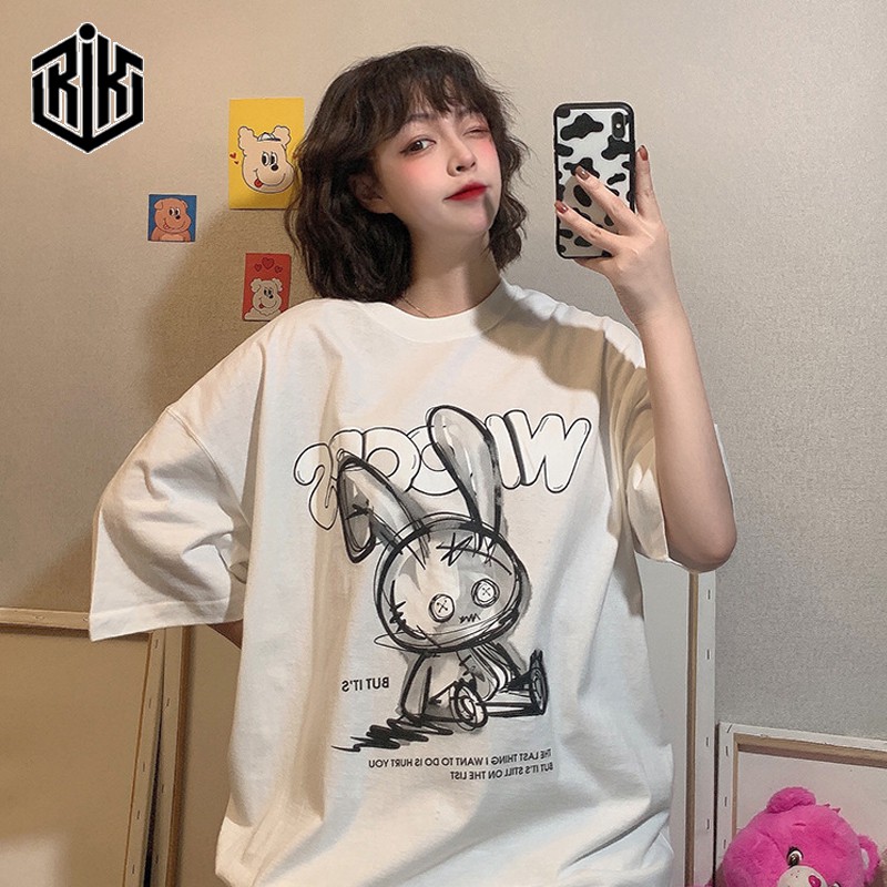 Áo thun form rộng tay lỡ unisex nam nữ oversize ATL159 | BigBuy360 - bigbuy360.vn