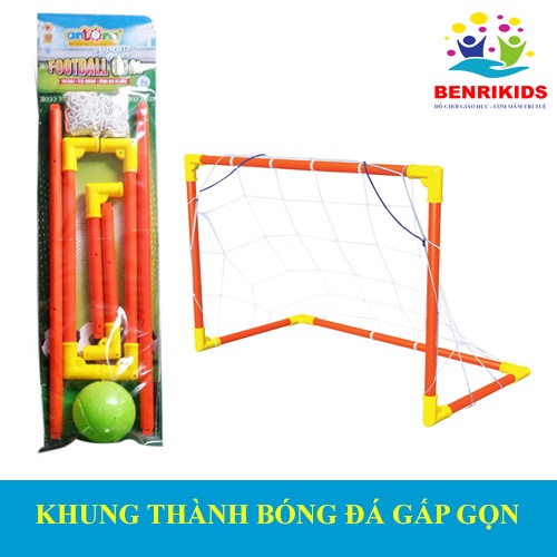 Bộ Khung Thành Bóng Đá Rèn Luyện Thể Chất, Nâng Cao Sức KHỏe. Tặng Bóng Đường Kính 15CM