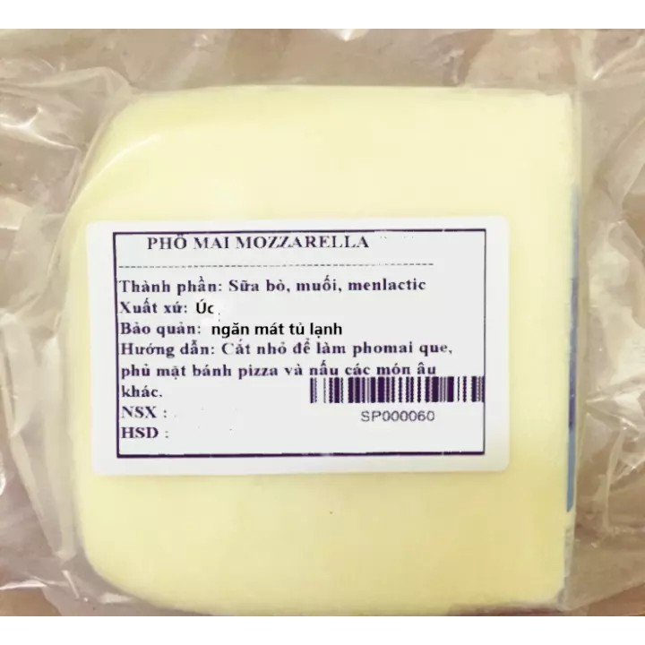 Phô mai mozzarella gói 1kg