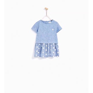 Váy Zara xuất dư bé gái 9m-4t