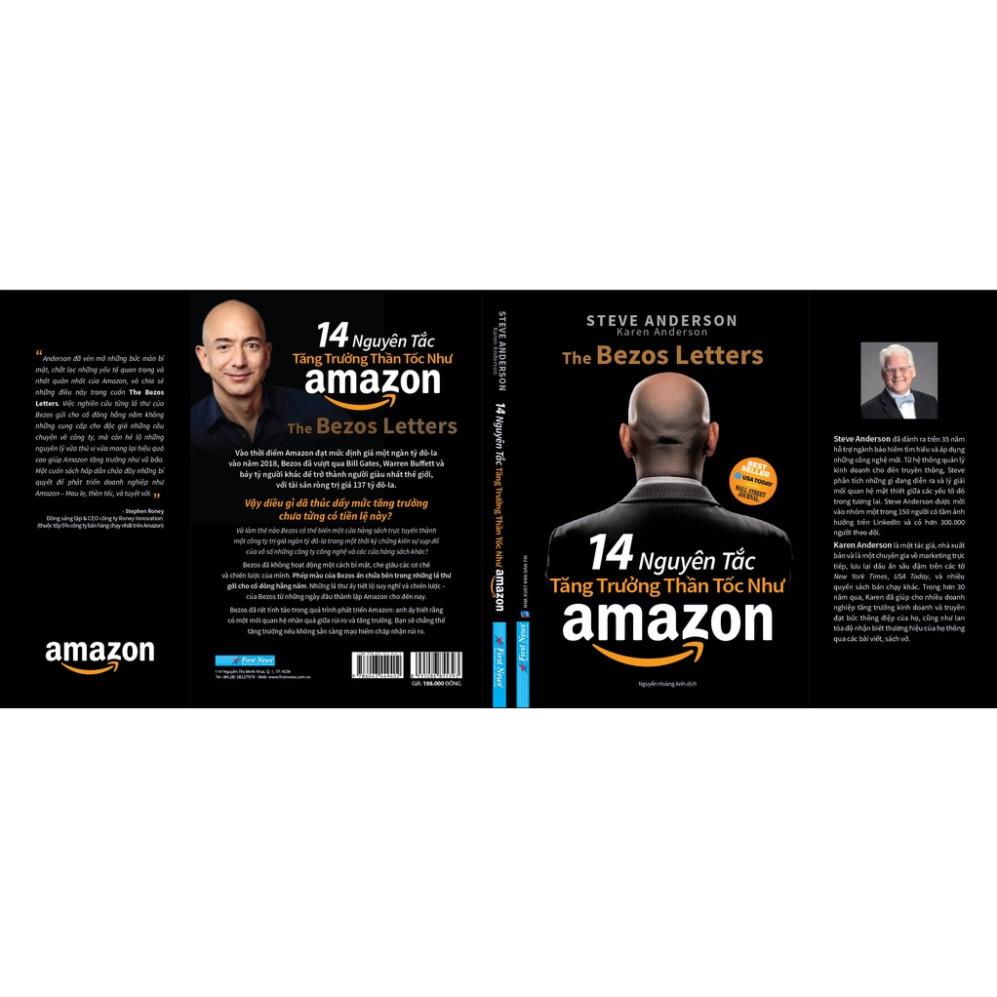 Sách - 14 Nguyên Tắc Tăng Trưởng Thần Tốc Như Amazon - First News