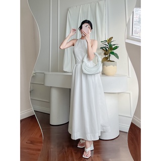 Đầm Cổ Yếm Phối Ren - EDINI - D1537