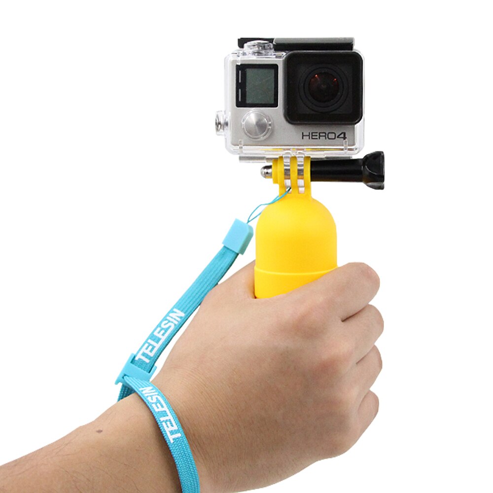 TELESIN-monópode flotante con mango flotante para GoPro Hero 9 8 7 6 5 4 DJI OSMO Action SJ4000 SJ5000 para Xiaomi Yi 4K