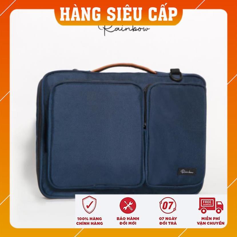 Túi laptop, túi chống sốc laptop macbook chính hãng Rainbow BG001 chất liệu canvas chống nước, lót mút bảo vệ máy tối đa | BigBuy360 - bigbuy360.vn