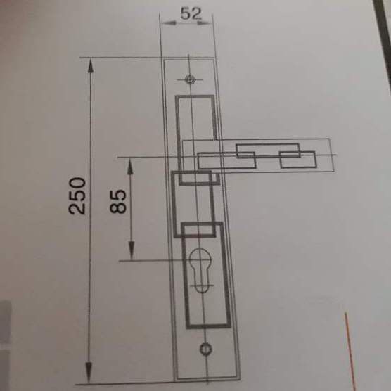 khóa tay gạt việt tiệp INOX 304 04825