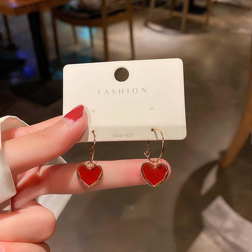 Khuyên Tai Dạng Móc Tráng Men Ngọt Ngào Thời Trang Hàn Quốc Cho Nữ BERNARDO