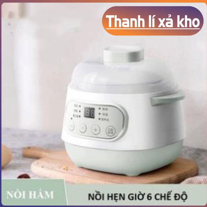 Nồi Hầm Cháo, Kho Cá Chậm, Hầm Cách Thủy, Ninh Cháo Cho Bé 4In 1 Tiện Dụng Cho Gia Đình 💕Bảo Hành 12 Tháng💕