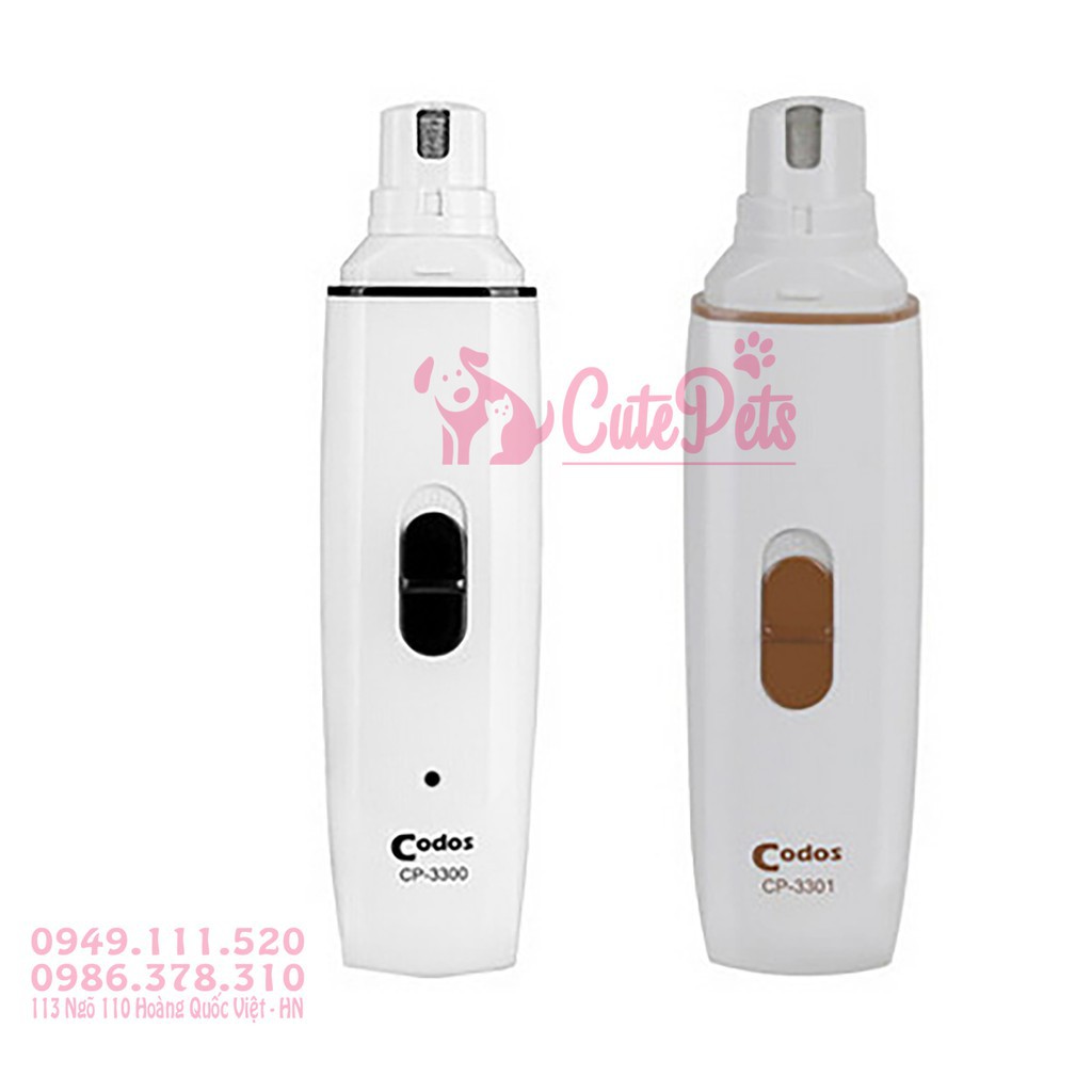 🐶🐱 Máy mài móng Codos CP-3300 và CP-3301 dành cho thú cưng - CutePets Phụ kiện chó mèo Pet shop Hà Nội