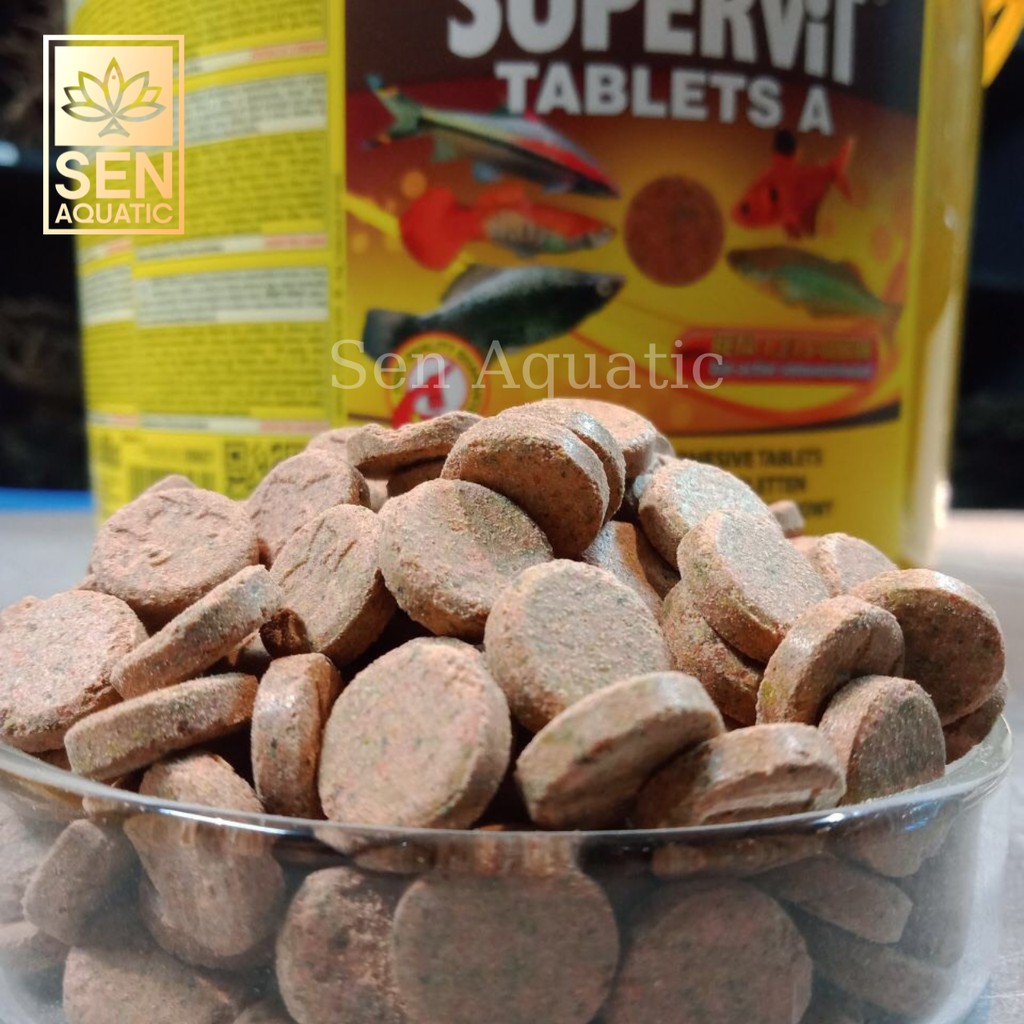 Thức Ăn Viên Dán Supervit Tabs A 50gr - Tropical thức ăn cho cá cảnh, cá thuỷ sinh, neon , bảy màu, tetra