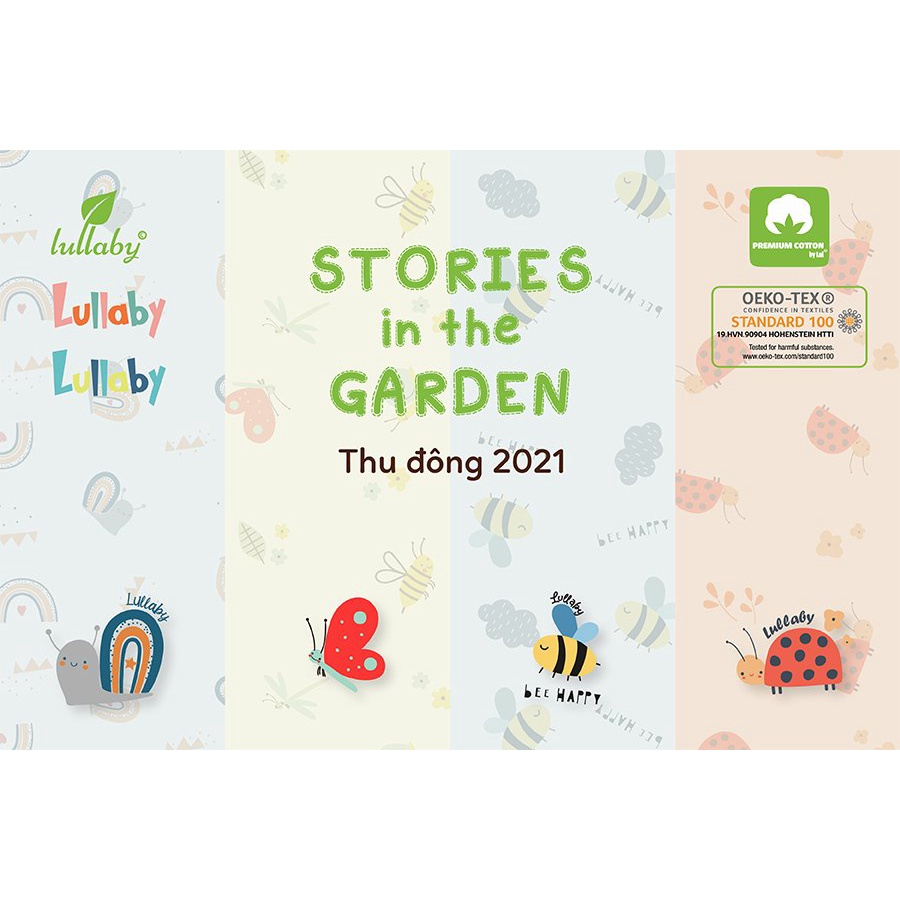 LULLABY - Set 2 Body dài tay liền thân cho bé gái - NH677P