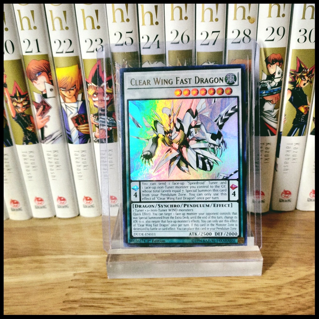 Thẻ bài yugioh chính hãng Clear Wing Fast Dragon – Ultra Rare