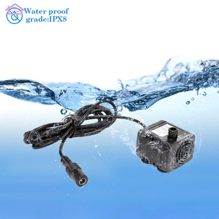 Máy bơm chìm dc 12v không chổi than cho bể cá