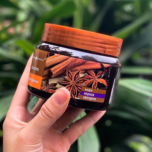 Tẩy Da Chết Body Quế Hồi Cà Phê Exclusive Cosmetic Gel Scrub Coffee Cinnamon Cloves 380g