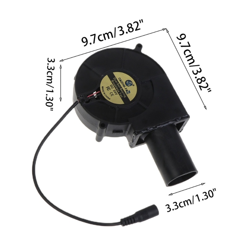 Quạt Thổi Khí 97mmx33mm Cho Lò Nướng DC 24V 9733 Tiện Dụng Khi Đi Dã Ngoại