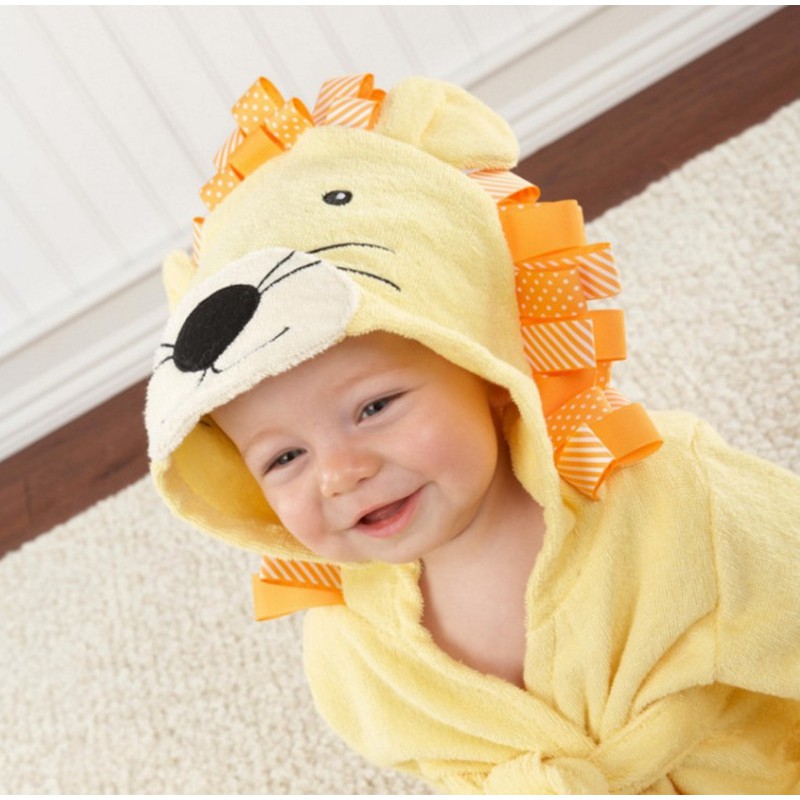 Khăn ChoàNg TắM VảI Cotton HoạT HìNh Cho Bé