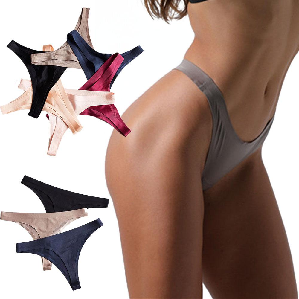 Quần Lót Dây Chữ T Siêu Mỏng Không Đường May Hở Lưng Gợi Cảm Cho Nữ