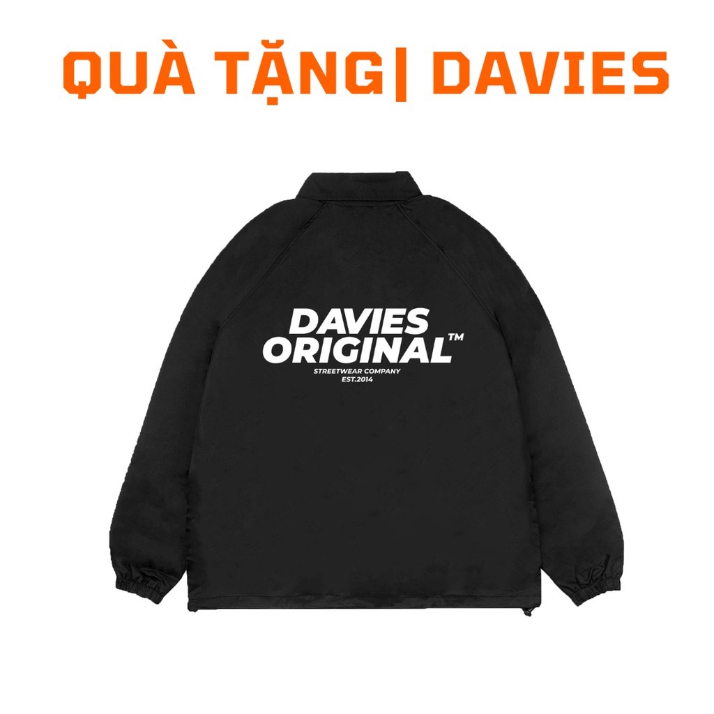 (Quà tặng) Áo khoác dù nam Davies Original Basic Jacket