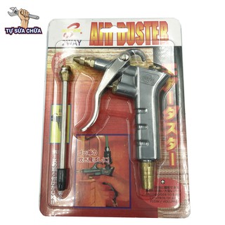 Súng xì khô Boter 2 đầu Nhật Bản đúc thép nguyên khối cao cấp