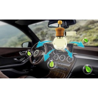 Vỏ chai khuếch tán tinh dầu dạng kẹp dùng trong ô tô (chai tròn)