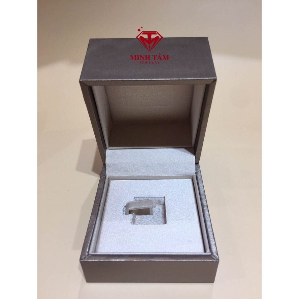 Hộp đựng cài nhẫn BVL cao cấp,Hộp đựng nhẫn BVL cao cấp kèm túi xách Minh Tâm Jewelry