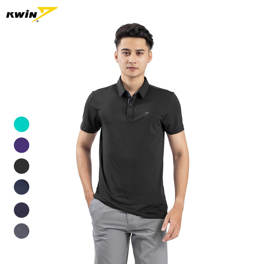 Áo thun nam có cổ KWIN màu sắc trẻ trung, chất liệu cao cấp mềm mịn, thoải mái KPS005S1