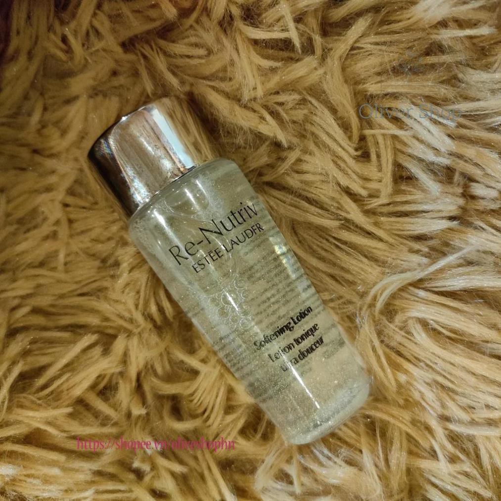 Toner Estee Lauder Re-Nutriv Softening Lotion 30ml – Toner cám vàng dưỡng da mềm mịn, căng mướt, cho làn da “phát sáng”