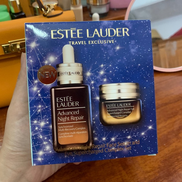 Set kem mắt + serum estee lauder